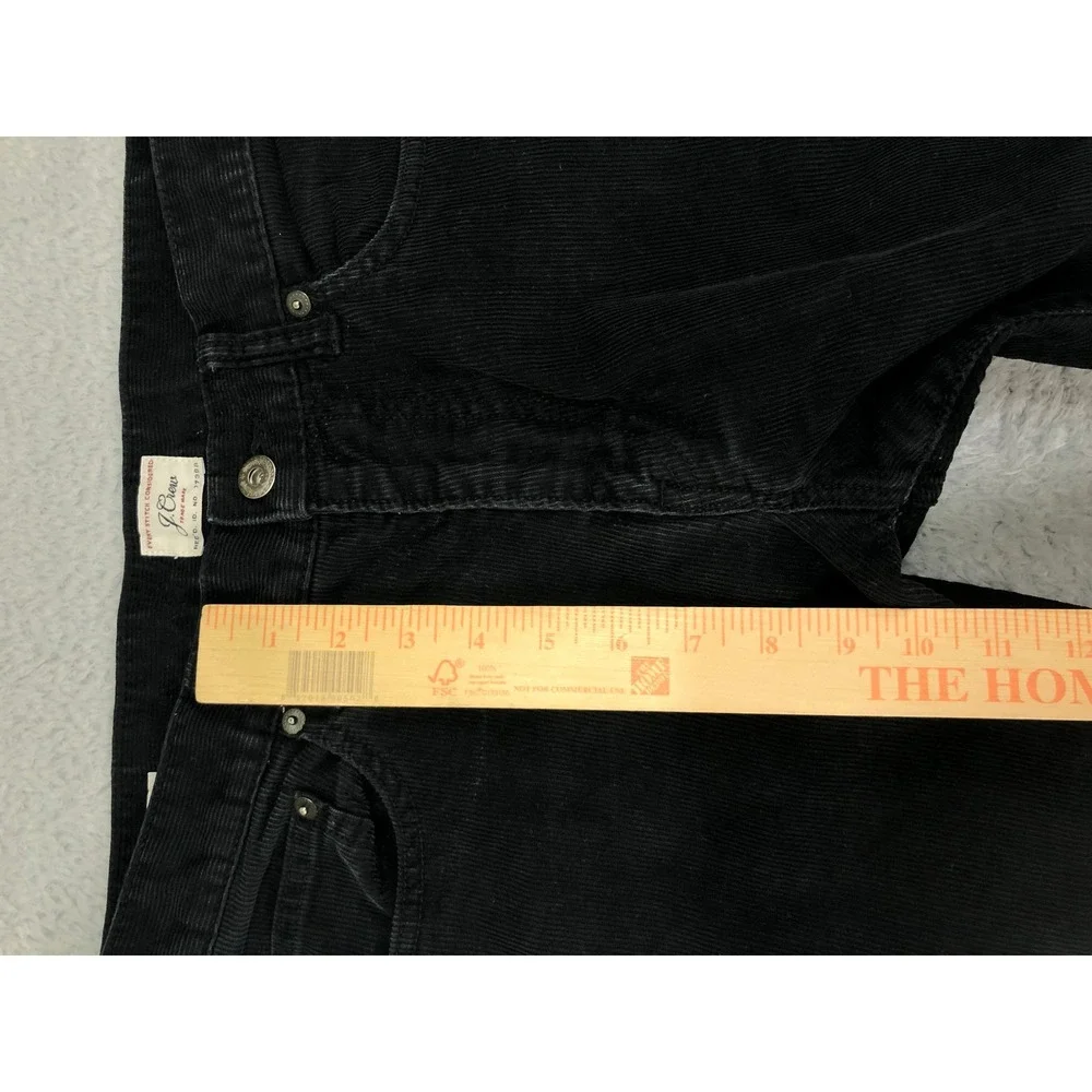 J.Crew Corduroy Pants Mens 32x32 Black 484 Slim Fit